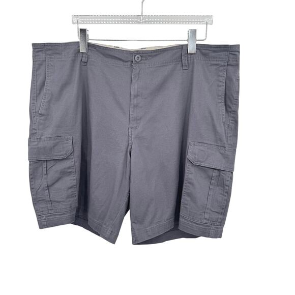 George shorts men's size 46 cargo At The Knee charcoal gray NEW - Picture 1 of 7